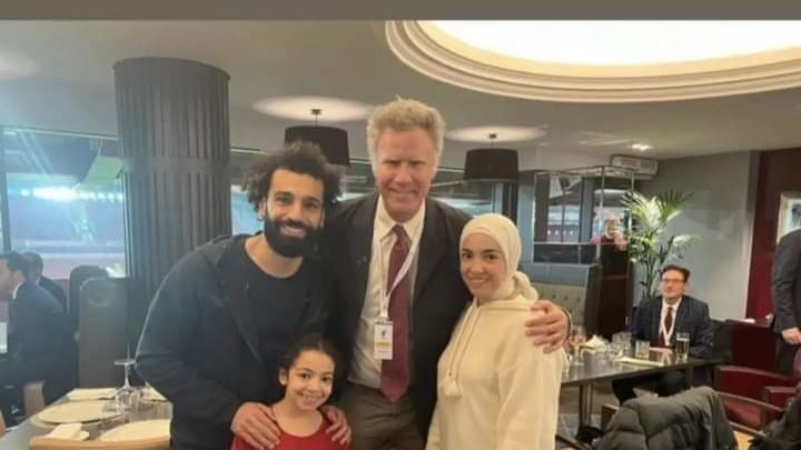 محمد صلاح مع ويل فيريل