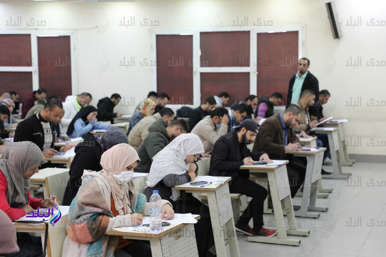 ماراثون امتحانات التعليم المدمج بجامعة القاهرة