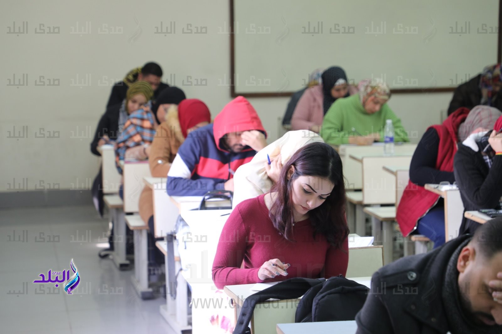 ماراثون امتحانات التعليم المدمج بجامعة القاهرة