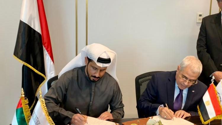 المستشار أحمد سعيد خليل مع نظيره الإماراتي 