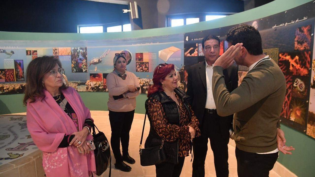 جانب من الزيارة  جانب من الزيارة