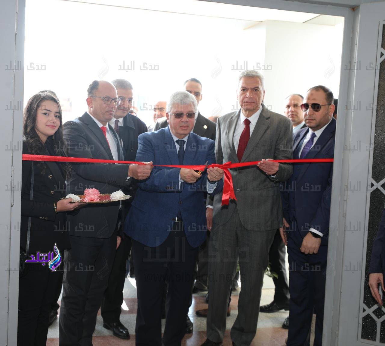 وزير التعليم العالي ورئيس جامعة حلوان يفتتحان المرحلة النهائية لأعمال تطوير مستشفى بدر الجامعي