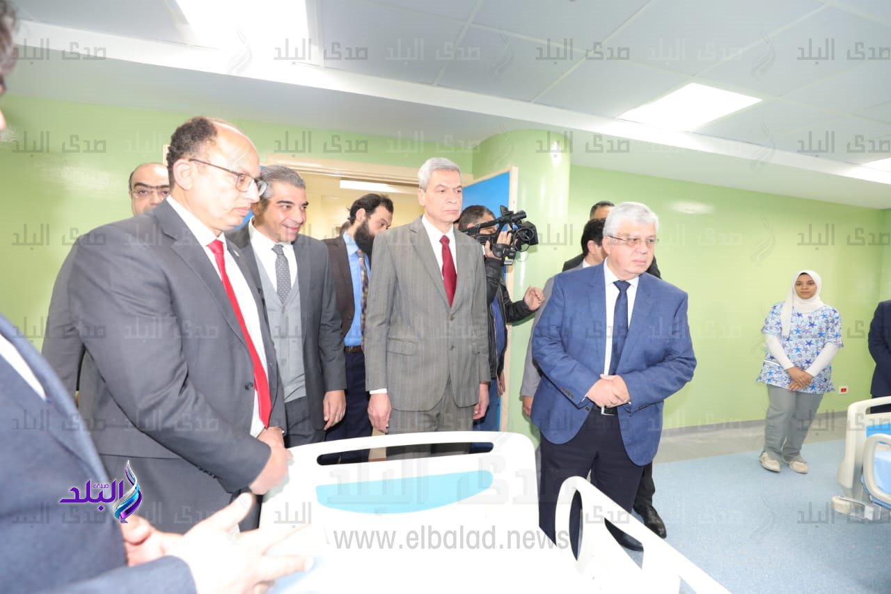 وزير التعليم العالي ورئيس جامعة حلوان يفتتحان المرحلة النهائية لأعمال تطوير مستشفى بدر الجامعي