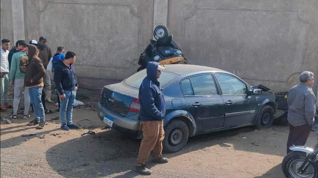 جانب من الحادث 