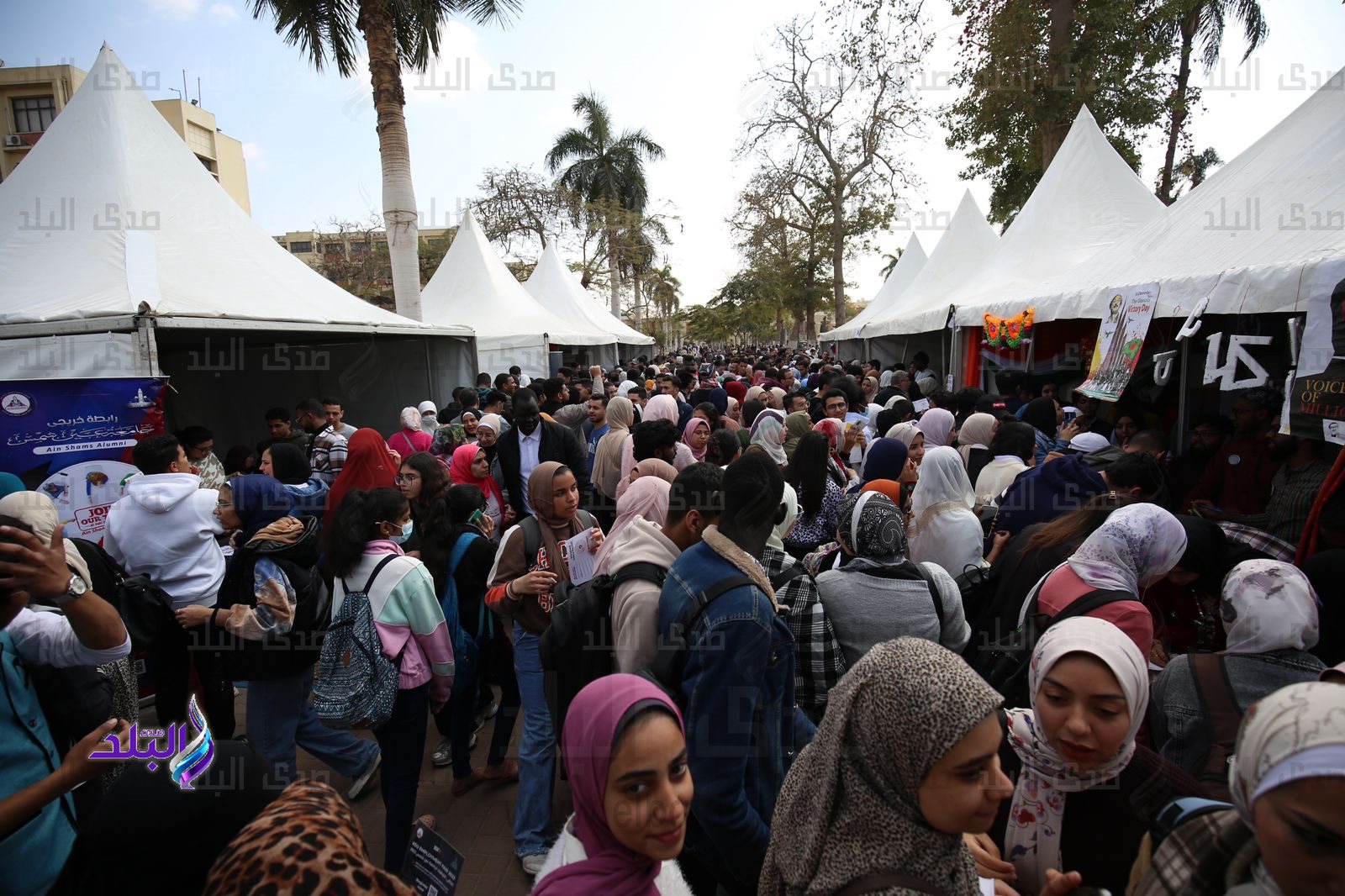 فعاليات مهرجان ثقافات الشعوب بجامعة عين شمس 1