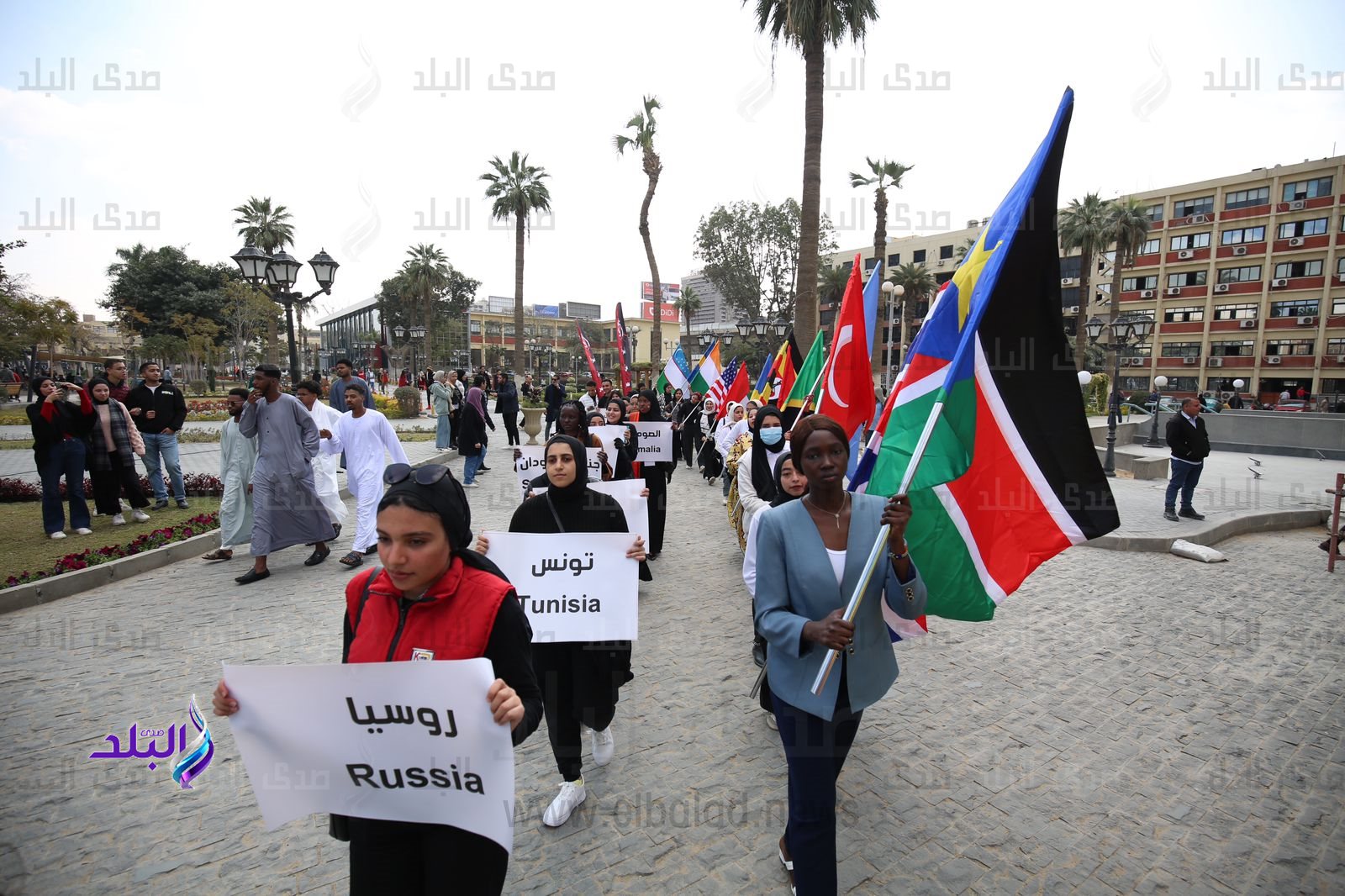 فعاليات مهرجان ثقافات الشعوب بجامعة عين شمس