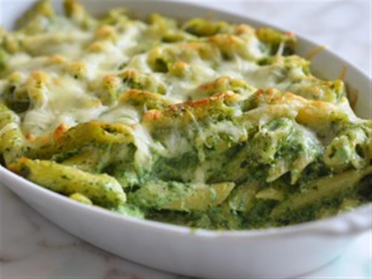 نجرسكو بالسبانخ من الداخل 