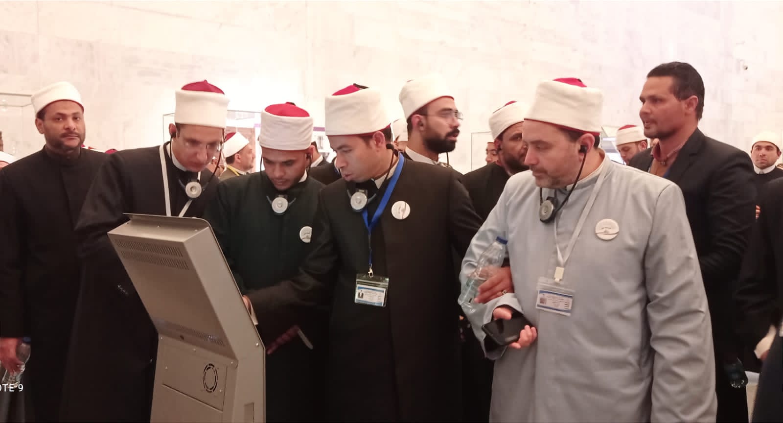 أئمة الأوقاف في المتحف القومى للحضارة المصرية 