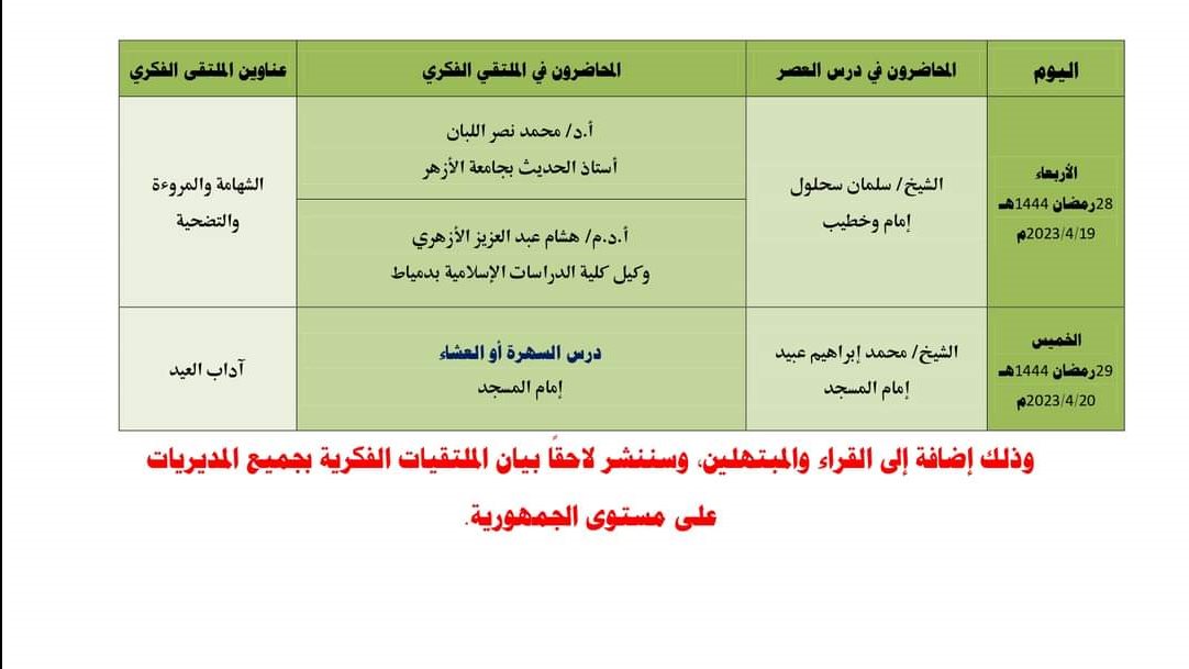 أوقاف دمياط