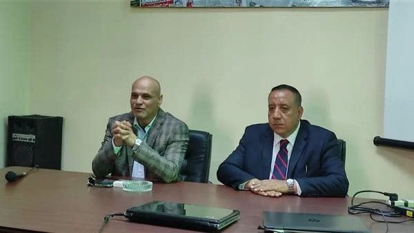 خالد ميري في لقاء مع صحفيين الإسكندرية 