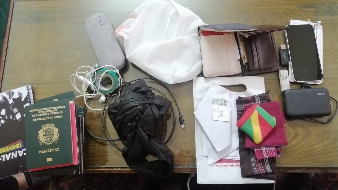 العثور علي حقيبة بعثة الكونغو 