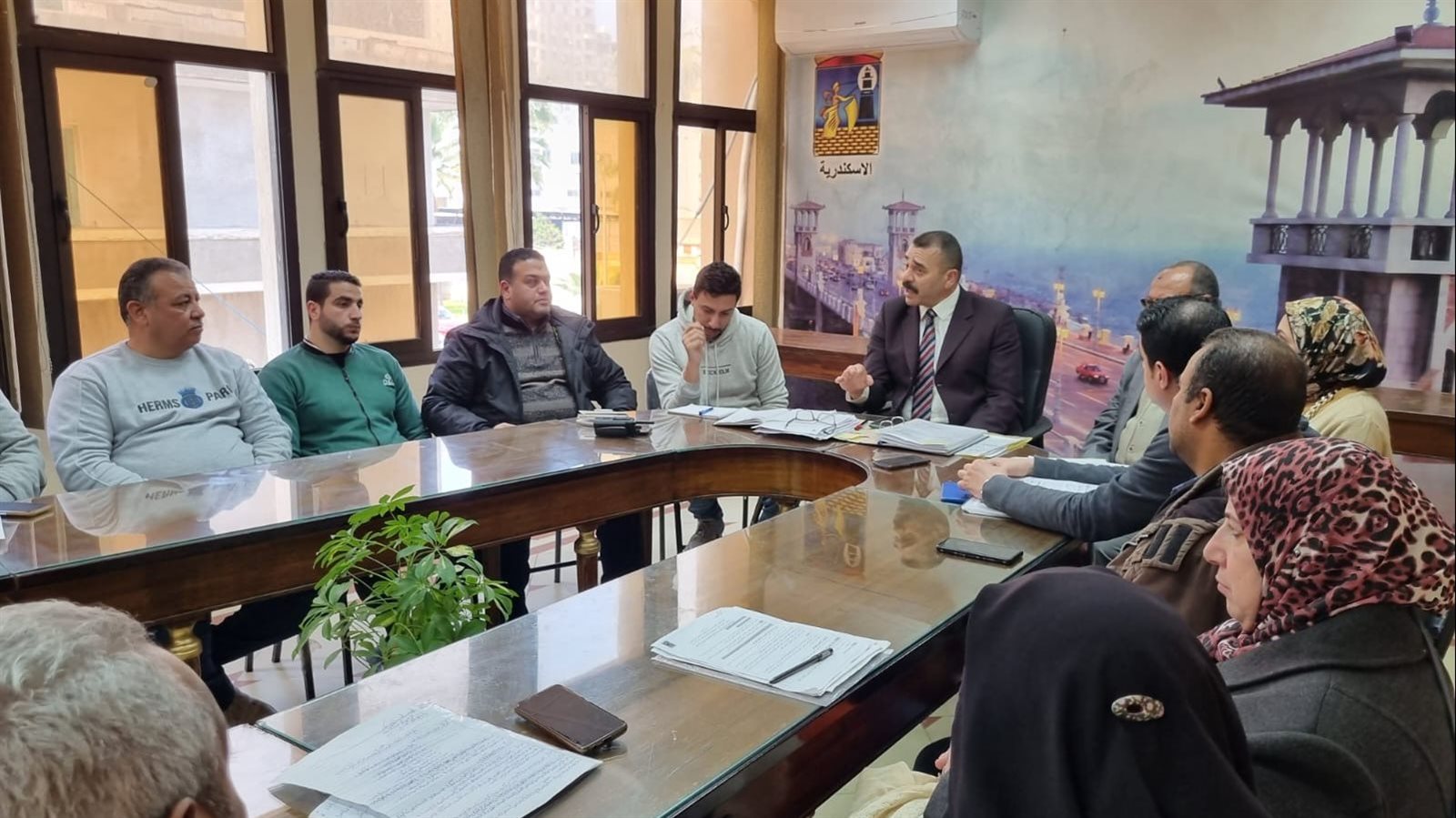 اجتماع المجلس التنفيذي لحي شرق الإسكندرية اجتماع المجلس التنفيذي لحي شرق الإسكندرية
