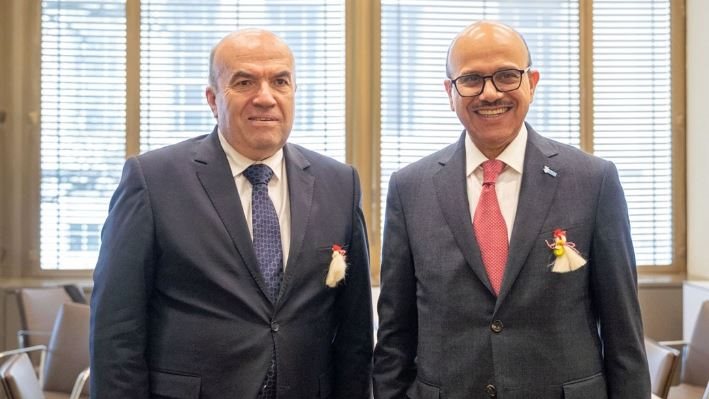 وزير خارجية بلغاريا و وزير الخارجية البحريني