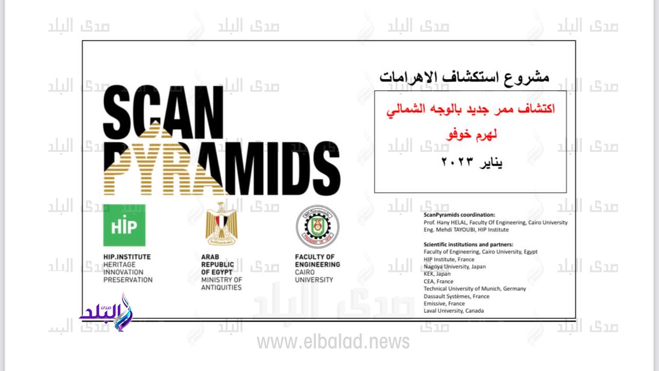 مشروع الفريق البحثي لاكتشاف ممر جديد بالوجه الشمالي للهرم الأكبر خوفو