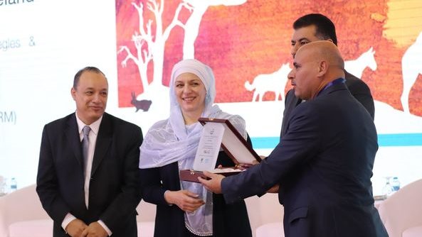 تكريم مدير تنمية القرية بمطروح بالاردن