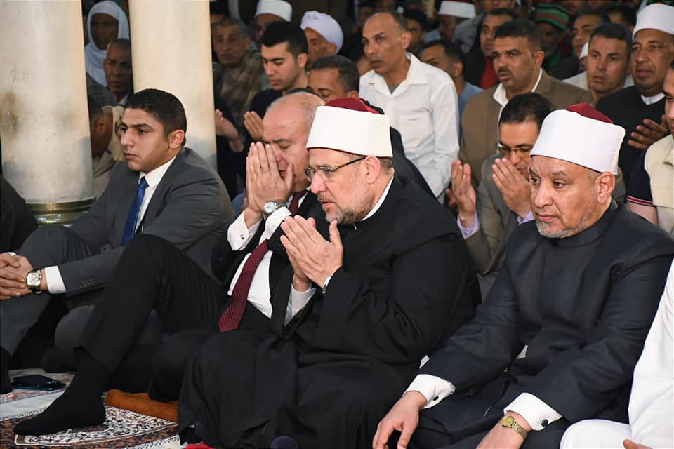 وزير الأوقاف خلال خطبة الجمعة