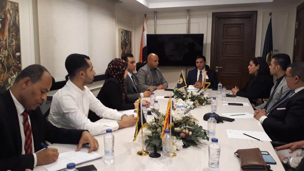 أمين عام حماة الوطن يلتقي بشباب الحزب المنضمين للتنسيقية