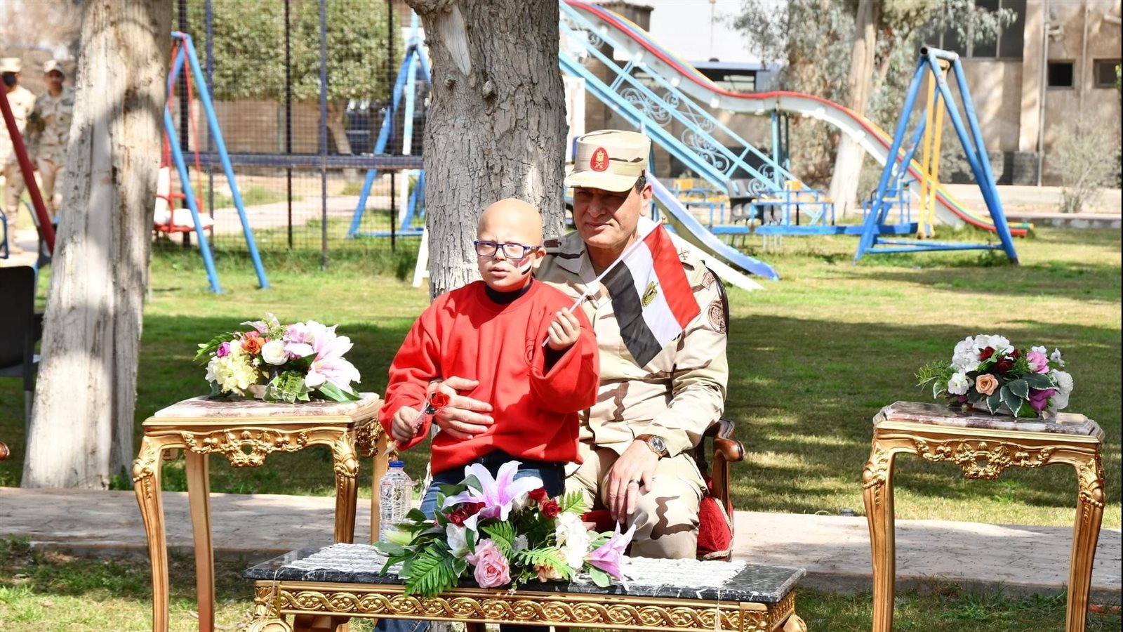 زيارة أبطال قادرون بإختلاف و قائد الجيش الثاني الميداني