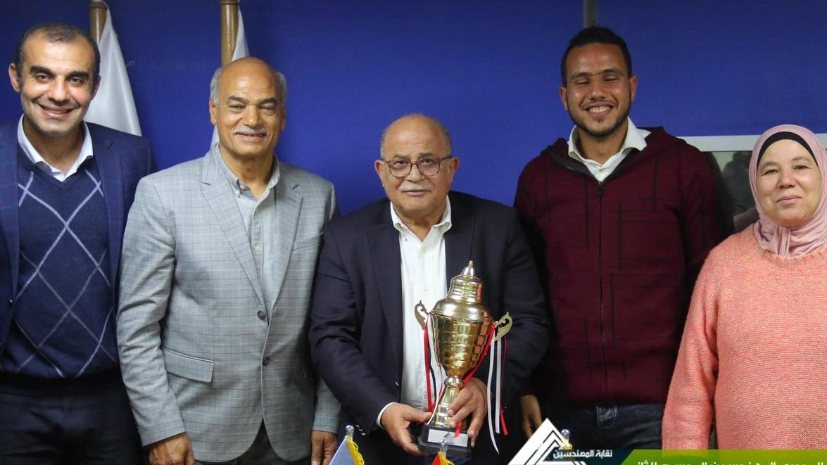 تكريم الفائزين في دوري نقابة المهندسين 