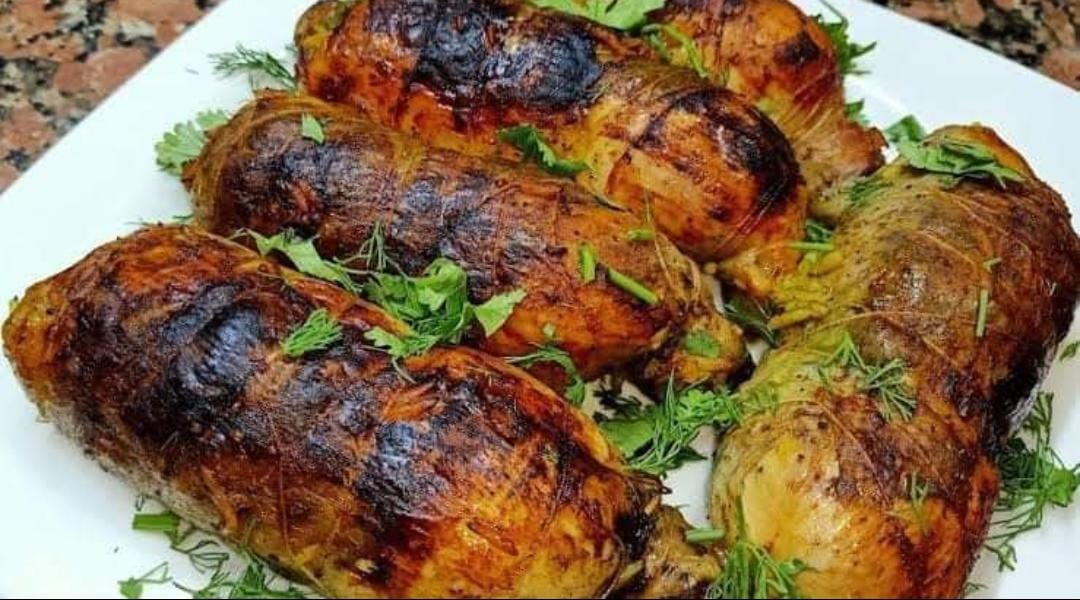 الحمام الكداب المحشي فريك 
