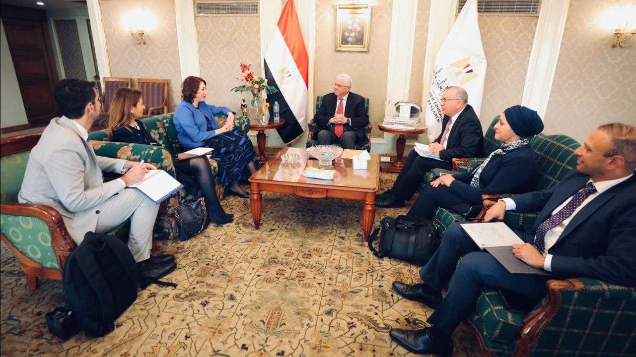 وزير التعليم العالي يستقبل منظمة اليونسكو