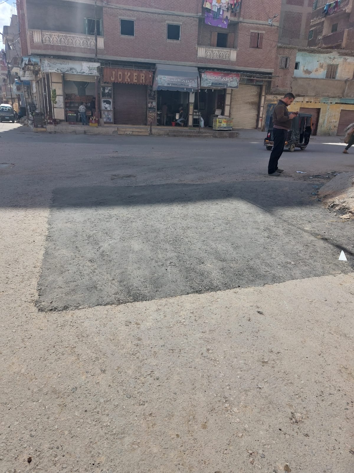 استمرار حفر المطبات في الإسكندرية