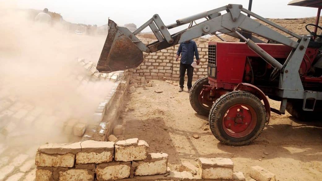 جهود إزالة التعديات بأسوان