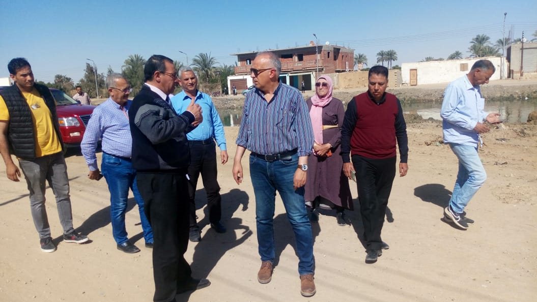 وزير الري خلال جولته التفقدية