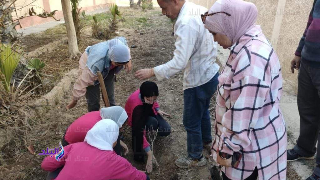 "١٠٠ مليون شجرة" تصل ٢٣ مدرسة وكليتان ومجمع التدريب المهني ب