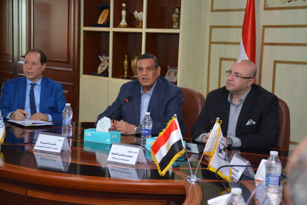 وزير التنمية المحلية في بني سويف 
