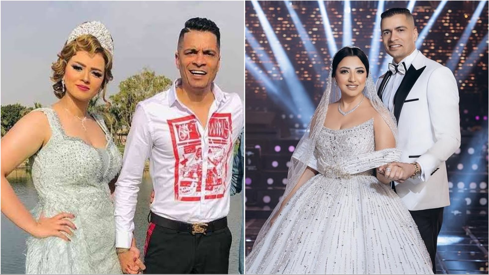 حسن شاكوش وزوجته وخطيبته الأولى