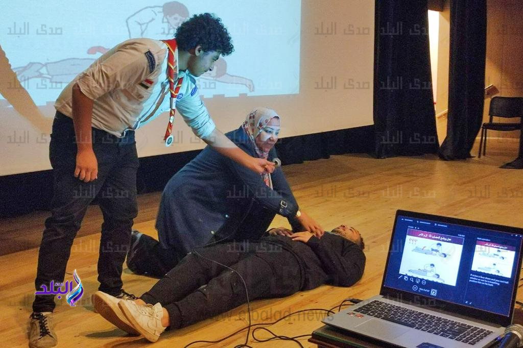 جوالة تربية نوعية عين شمس تنظم دورة الأسعافات الأولية1
