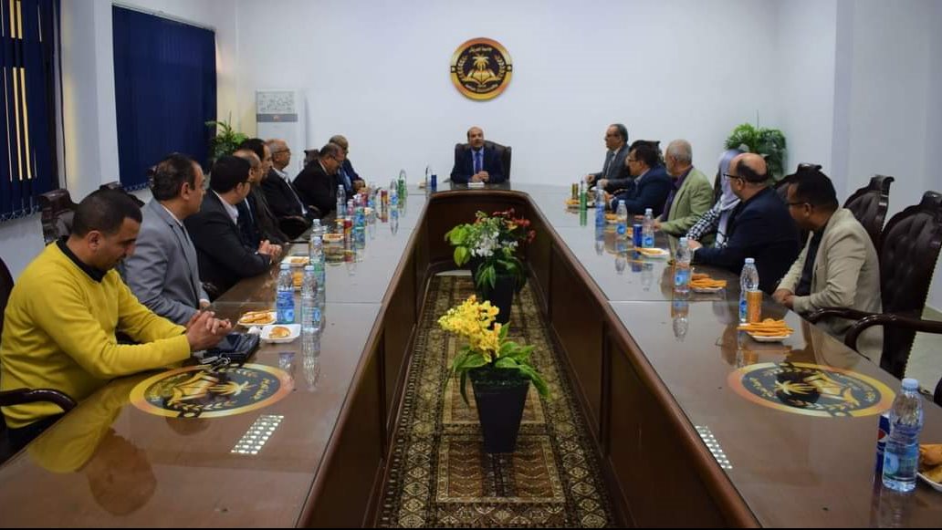 اجتماع مجلس كلية الآداب جامعة العريش 
