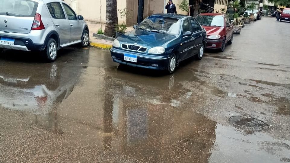 التعامل مع مياه الأمطار في الإسكندرية