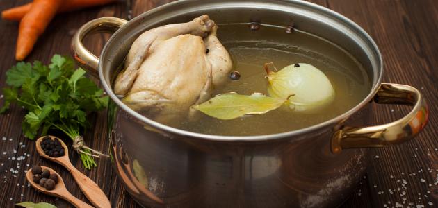 طريقة_سلق_الدجاج