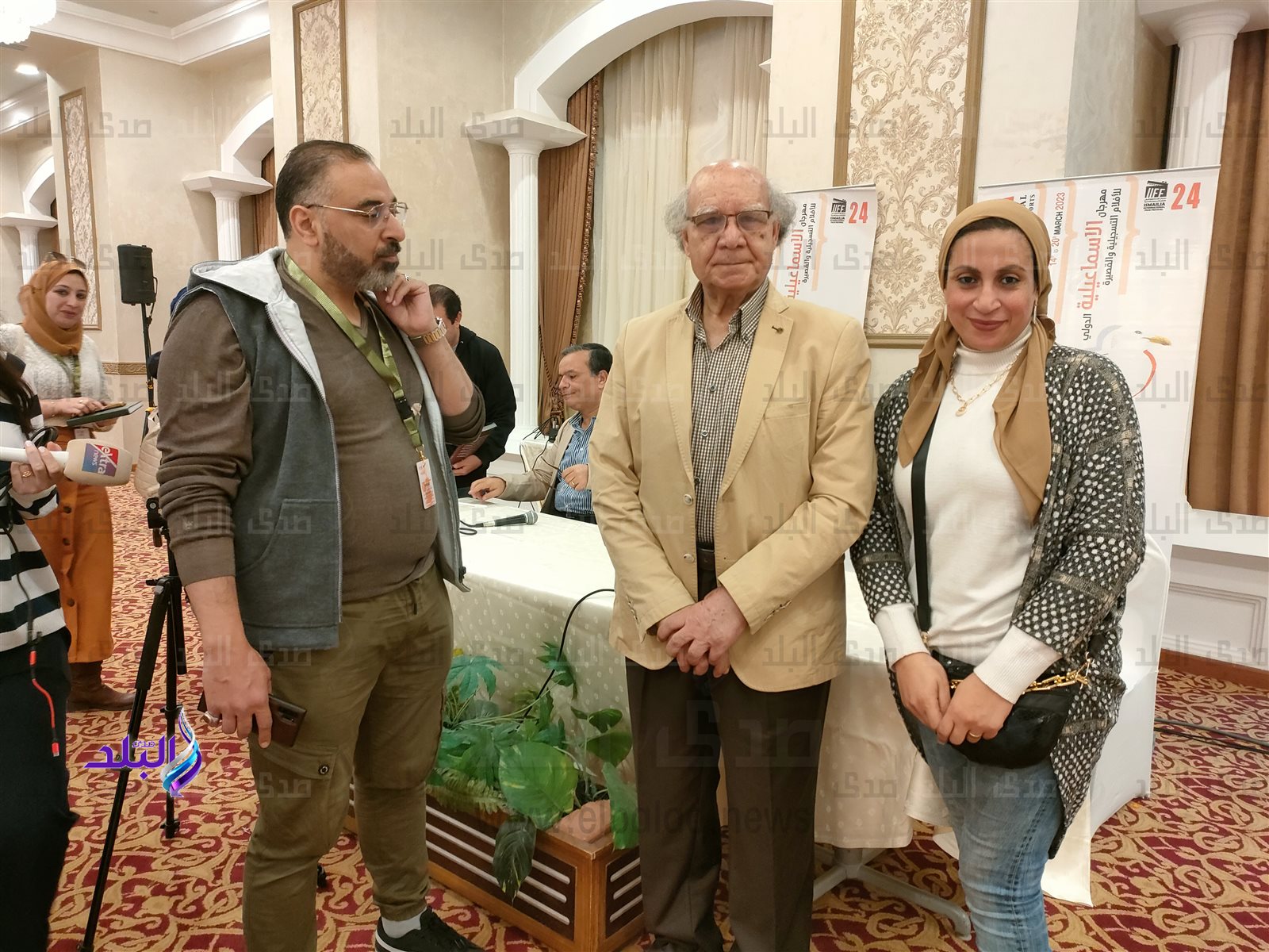 خلال لقاء مدير التصوير محمود عبد السميع 