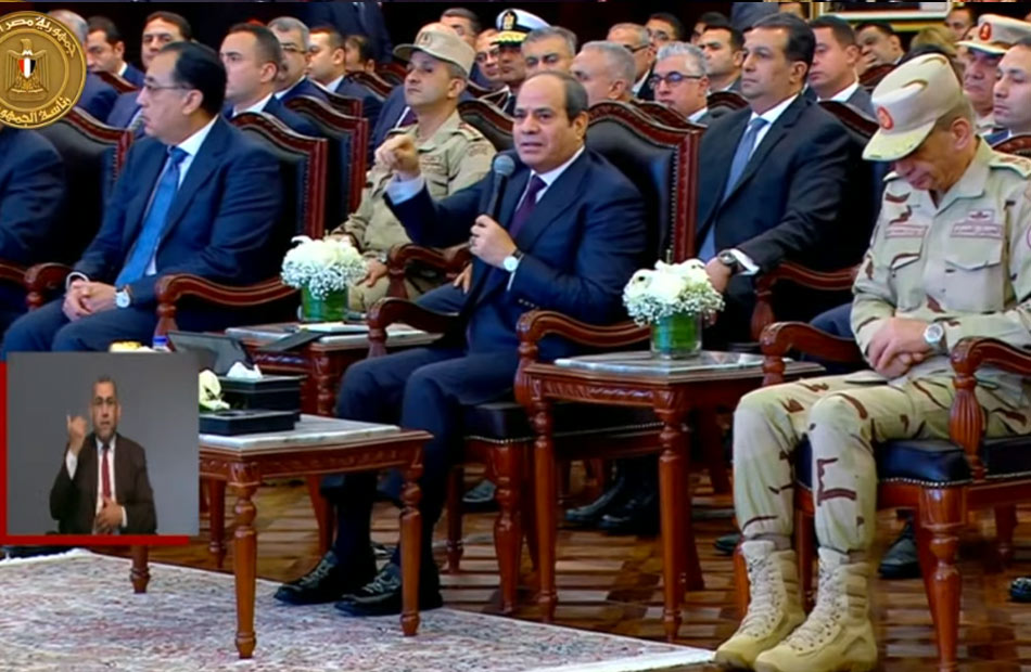 السيسي وقادة الدولة