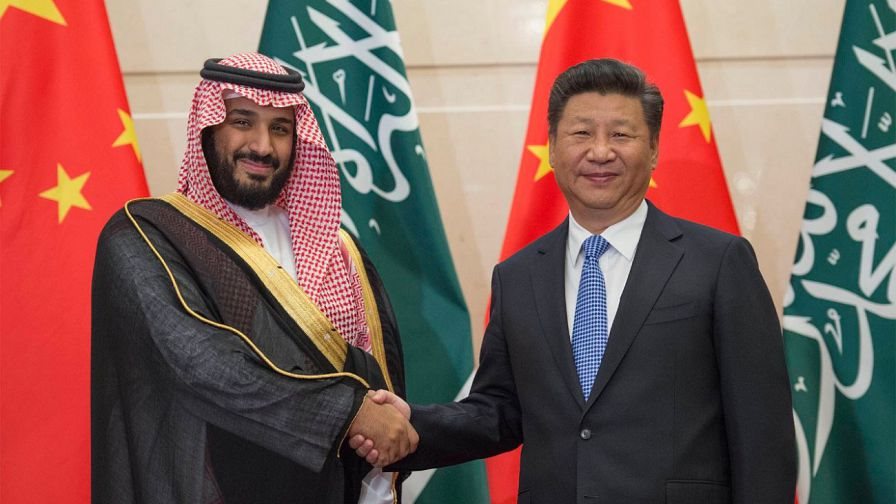 الرئيس الصيني وولي العهد السعودي