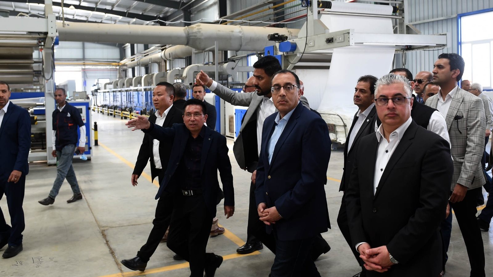 رئيس الوزراء يشهد افتتاح مشروع شركة إيجيبت فان يانغ