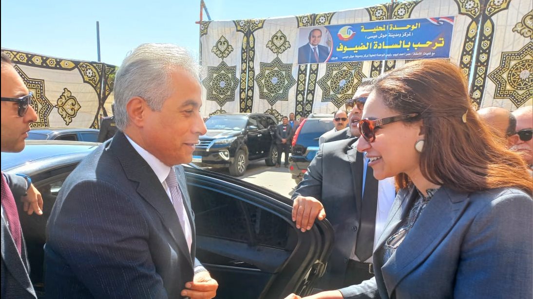 نائب محافظ البحيرة تستقبل وزير القوى العاملة بمركز التدريب 