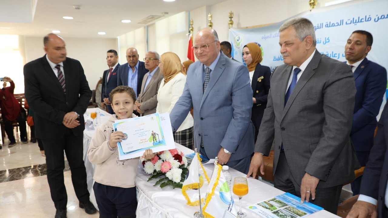 محافظ القاهرة خلال الاحتفالية