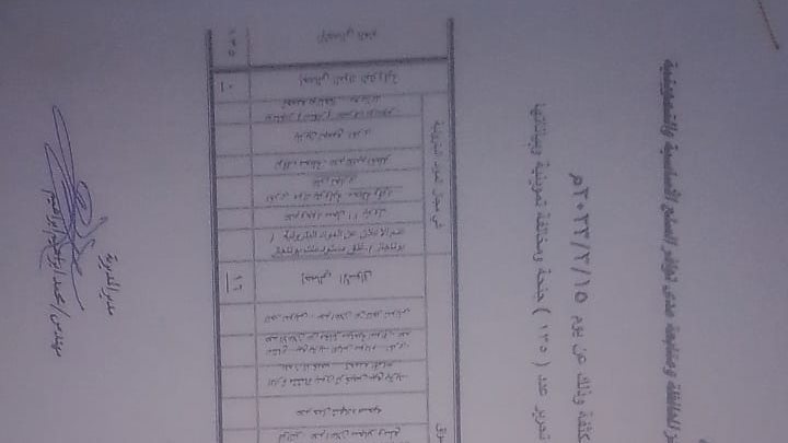 بيان محاضر التموين المُحررة بسوهاج