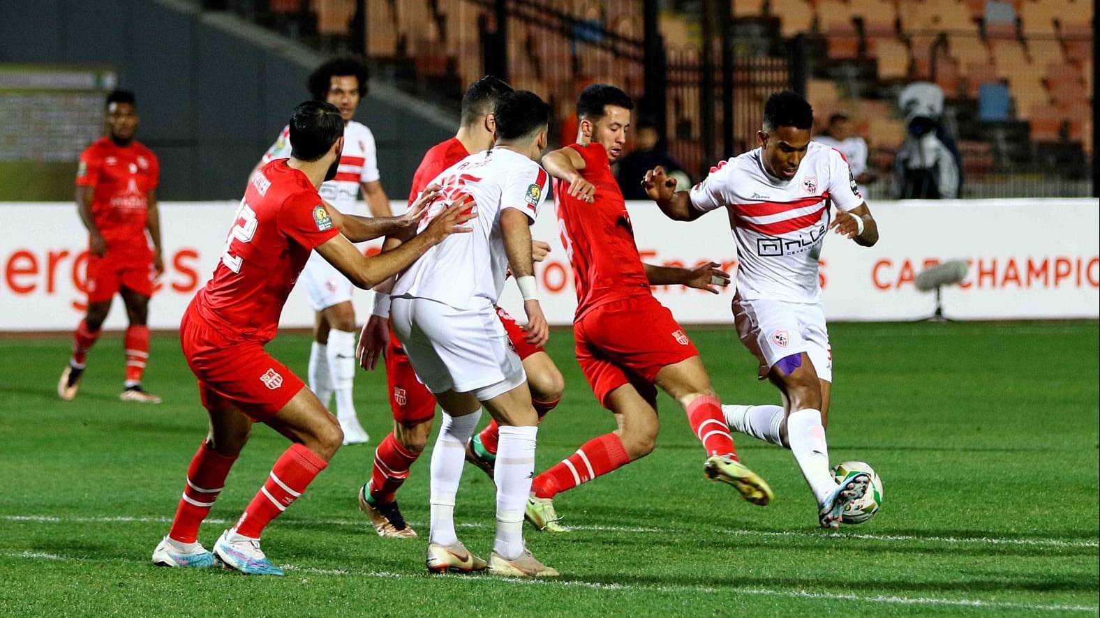 مباراة الزمالك وشباب بلوزداد 