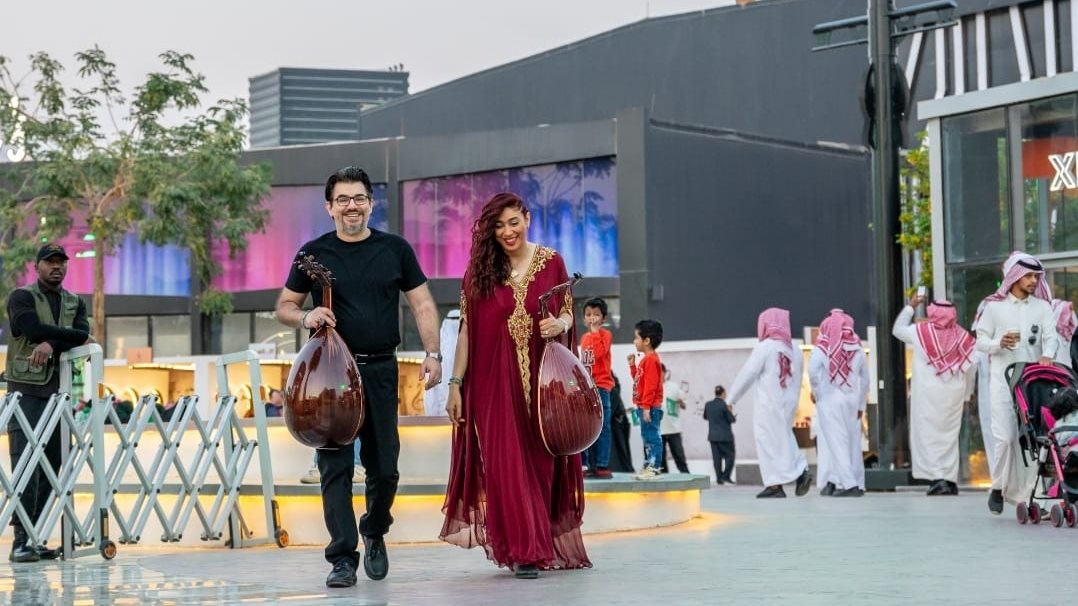 ثنائي العود دينا عبد الحميد وغسان اليوسف 