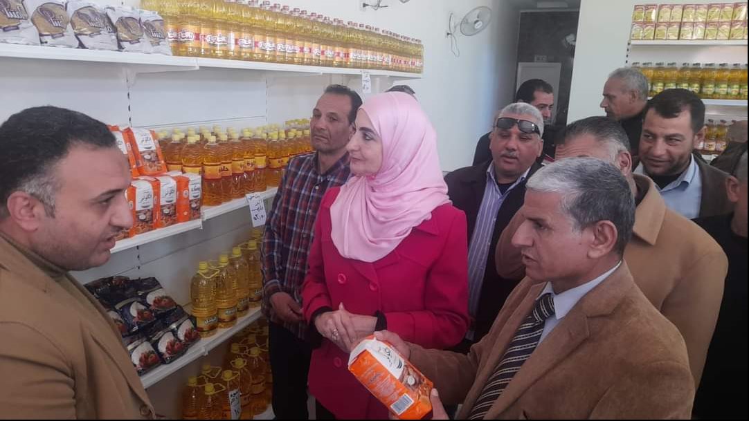 توفير السلع والمواد الغذائية للمواطنين بالحسنة 