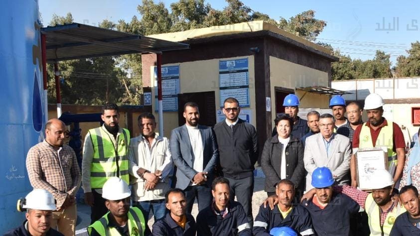 العشى أول محطة مياه كومباكت تحصل على شهادة الإدارة الفنية ال