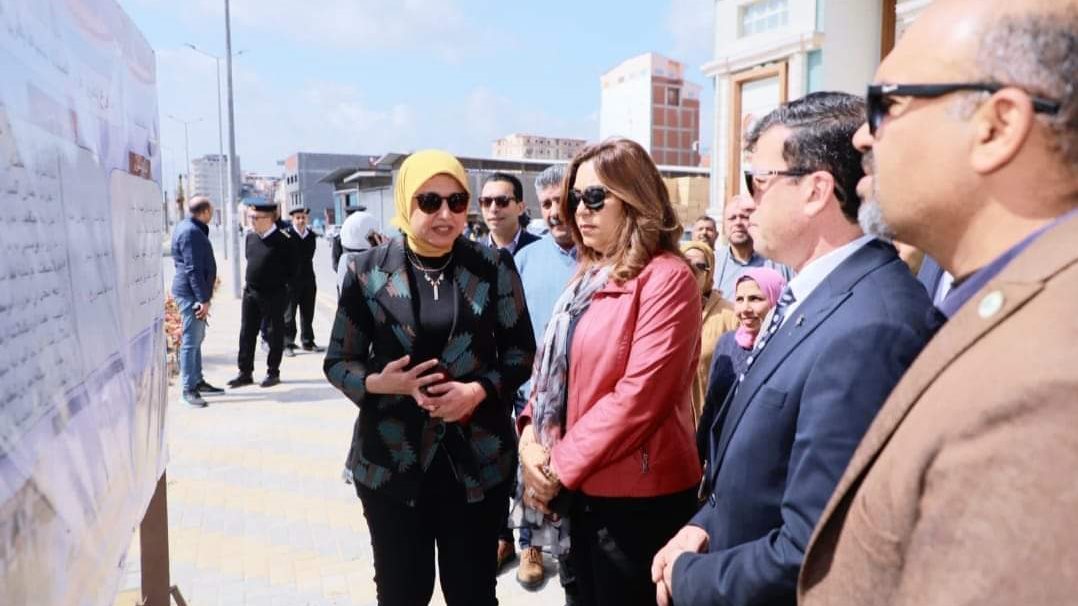 منال عوض محافظ دمياط