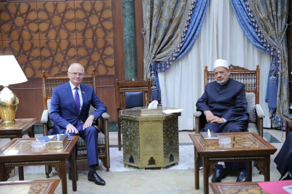 شيخ الأزهر مع نائب رئيس المجلس الفيدرالي