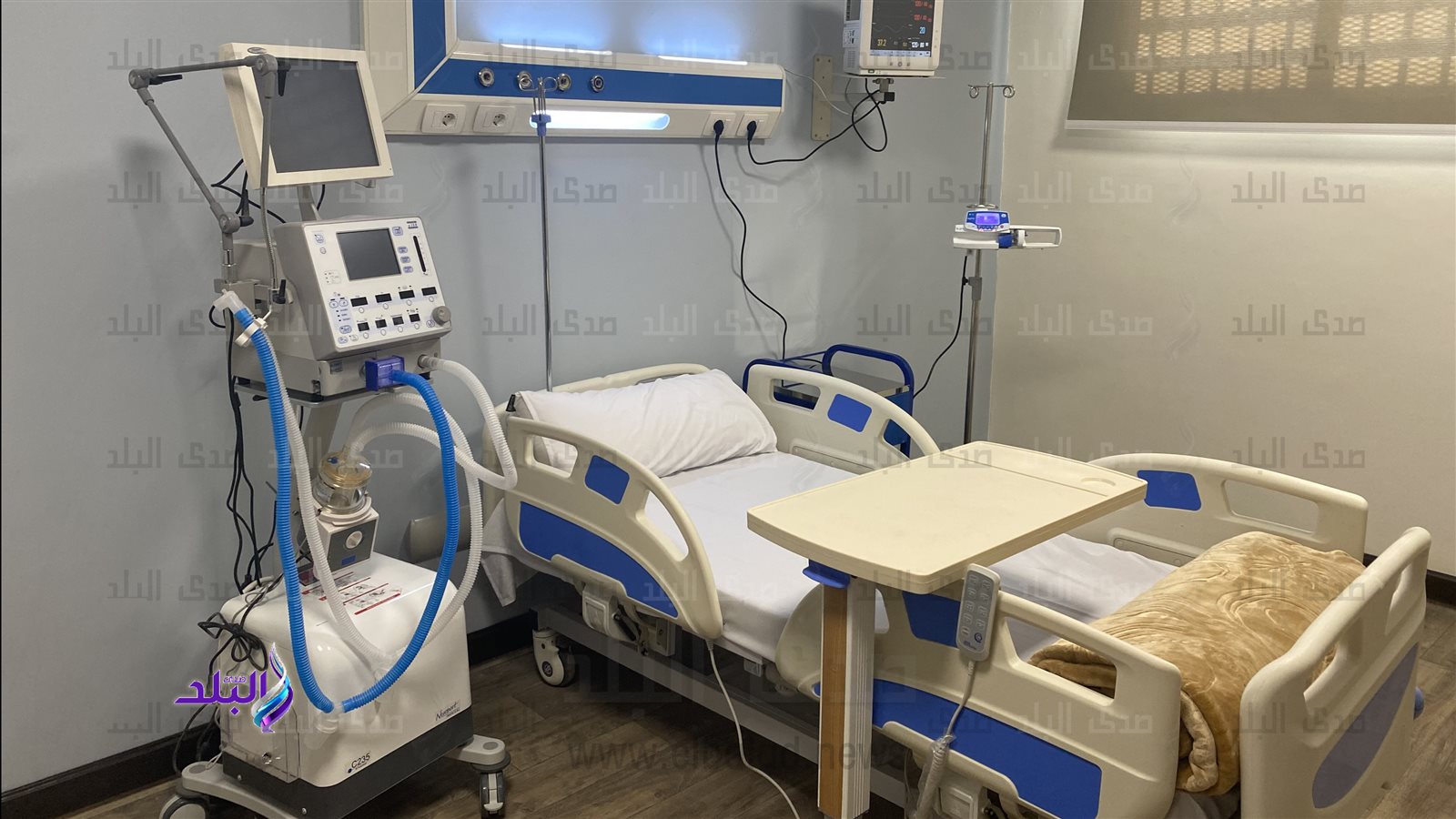 غرفة بمستشفى مركز الاصلاح والتأهيل العاشر من رمضان