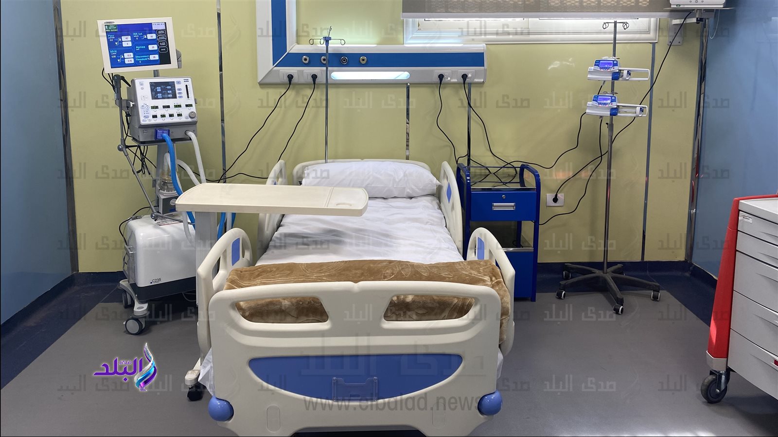 غرفة بمستشفى مركز الاصلاح والتأهيل